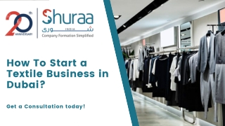 How To Start a Textile Business in Dubai?