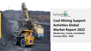 Coal Mining Support Activities Market Segmentation, Business Growth 2031