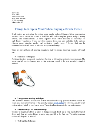 Things to Keep in Mind When Buying a Brush Cutter.docx