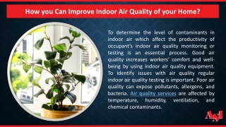 How you Can Improve Indoor Air Quality of your Home