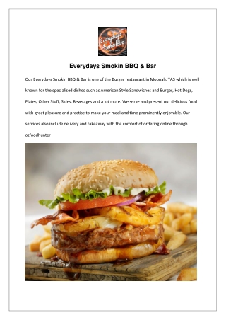Everydays Smokin BBQ & Bar