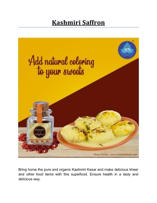 Kashmiri Saffron