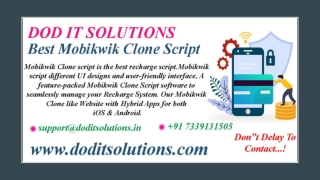 Best Readymade Mobikwik ReadyMade System - DOD IT Solutions