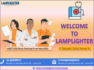 Download NEET Syllabus 2022 – Lamplighter