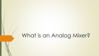analog mixers