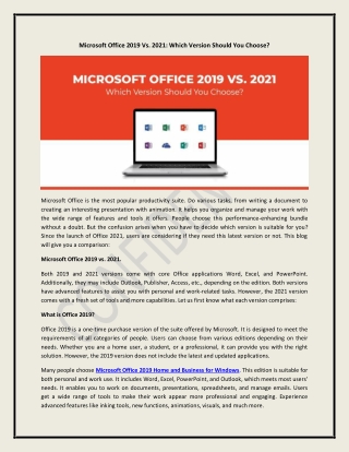 Microsoft Office Home and Business for Windows