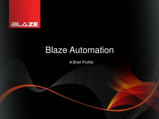 BLAZE AUTOMATION brief profile Trailblazer TORCH