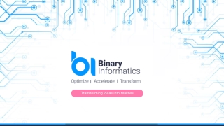 Blockchain Platforms 2022 | Binary Informatics