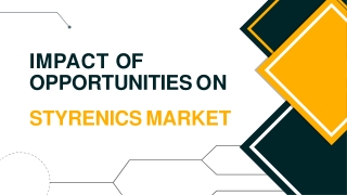 Impact Of Drivers On Styrenics Market