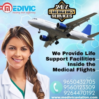 Quickly Pick Medivic Air Ambulance Services in Patna With Superior Quality Medical Tools