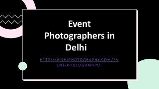 Event Photographers in Delhi