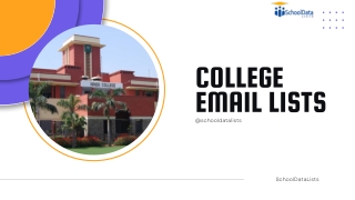Best College Emails Lists in US
