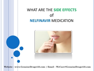 What are the Side effects of Nelfinavir (Viracept)