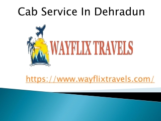 Cab Service In Dehradun
