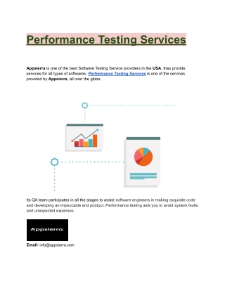 Performance Testing Services