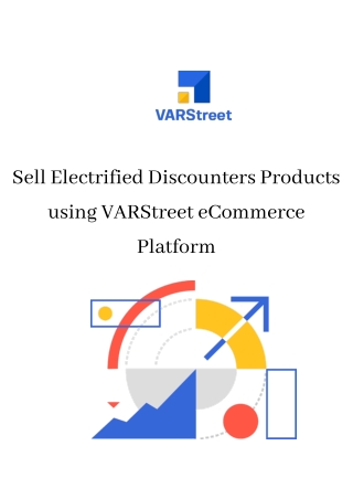 Sell Electrified Discounters Products using VARStreet eCommerce Platform