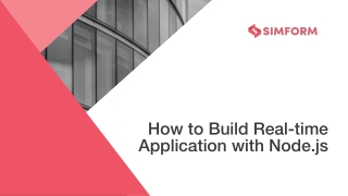 How to Build Real-time Application with Node.js