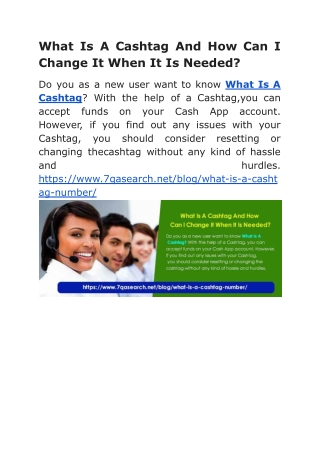 What Is A Cashtag And How Can I Change It When It Is Needed?