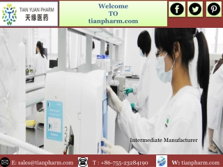 Get Leading Intermediate Manufacturer at Tianpharm