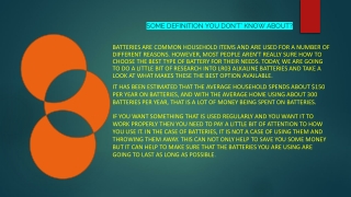 7 Facts That Nobody Told You About LR03 Alkaline Battery