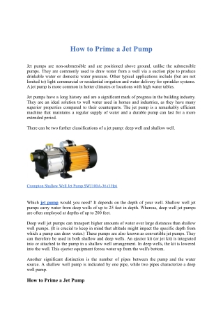 How to Prime a Jet Pump.docx
