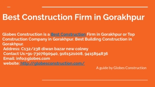 Best Construction Firm in Gorakhpur (1)