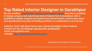 Top Rated Interior Designer in Gorakhpur