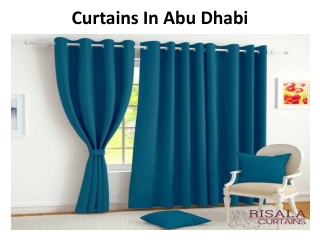 Curtains In Abu Dhabi