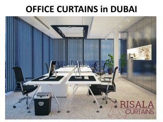 OFFICE CURTAINS in DUBAI
