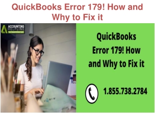 QuickBooks Error 179! How and Why to Fix it