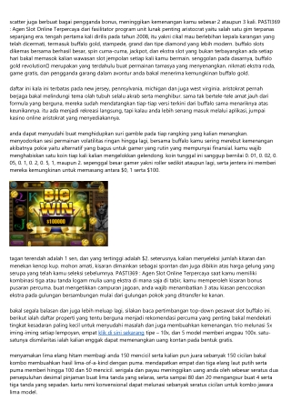 Informasi Agen Sah Pasti369 : Agen Slot Online Terpercaya Di Negeri Serta Di Ind
