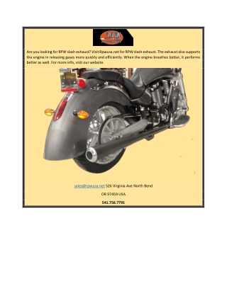 Rpw Slash Exhaust | Rpwusa.net