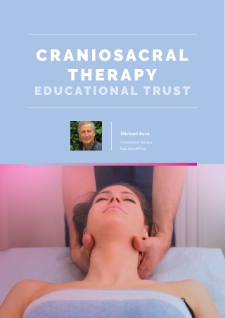 Teaching Methods at the Craniosacral Therapy Educational Trust