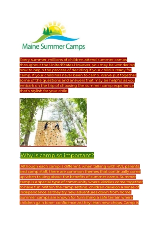 Youth Camps Near Me