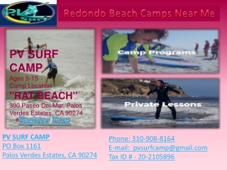 Redondo Beach Camps Near Me