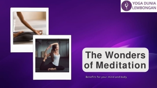 The Wonders of Meditation | Best Meditation Retreat Bali