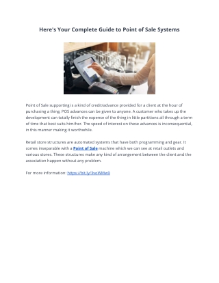 Here's Your Complete Guide to Point of Sale Systems