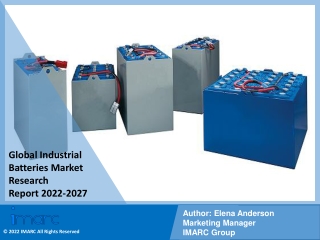 Industrial Batteries Market  PDF | Growth | Trends | Forecast to 2022-2027