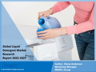 Liquid Detergent Market  PDF, Size, Share, Trends, Industry Scope 2022-2027