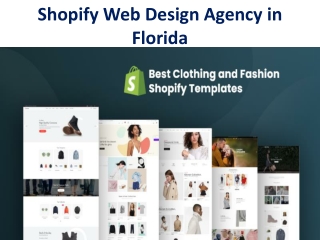 Shopify Web Design Agency in Florida
