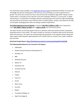Application Security Market Size, Share, Growth | Industry Report, 2028