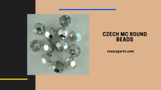 Czech MC Round Beads
