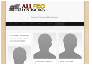 All Pro contracting services