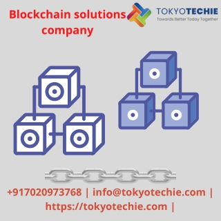 Blockchain solutions company | TokyoTechie