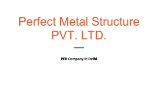 Professional PEB company in Delhi