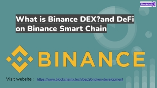 What is Binance DEX_and DeFi on Binance Smart Chain