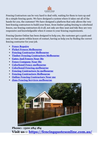 Fence Company Near Me