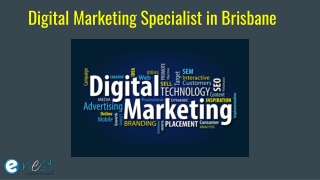 Digital Marketing Specialist in Brisbane
