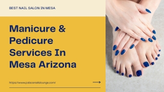 Get Your Manicure & Pedicure Done By The Professional