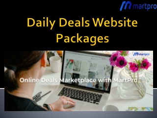 Daily Deals Website Packages